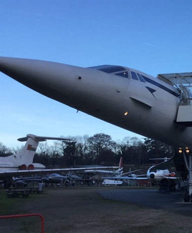 Reception Visit Brooklands Museum